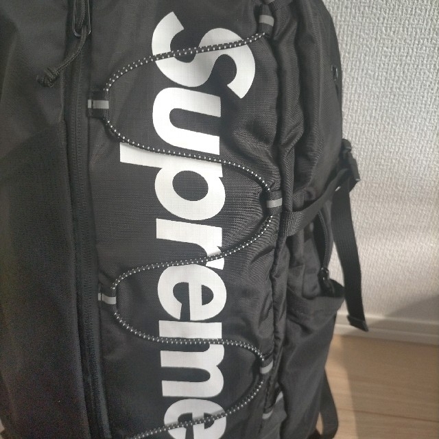 正規品 未使用 レア 希少17ss Supreme Backpack BLACK 2