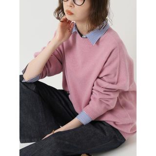 【新品】IENA ファインウーレンクルーネックプルオーバー