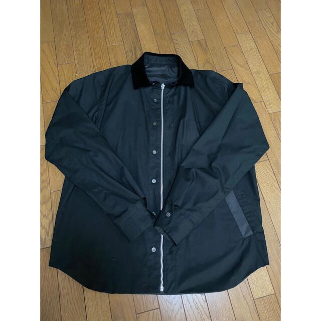 Sacai Cotton Poplin x Nylon Shirt（Black） 4