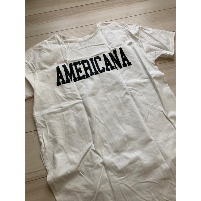 AMERICANA(アメリカーナ)のアメリカーナ  Tシャツ レディースのトップス(Tシャツ(半袖/袖なし))の商品写真