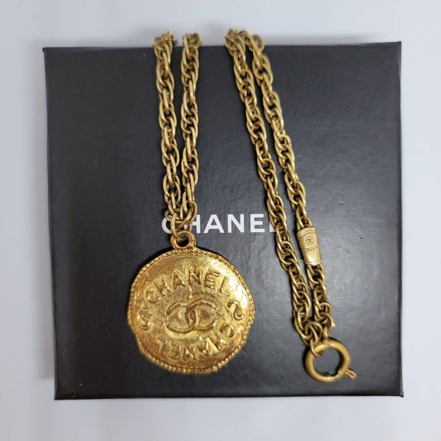 選べる配送時期 確実正規品 CHANEL シャネル ネックレス ゴールド