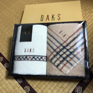 ダックス(DAKS)の新品未使用 DAKSフェイスタオル(タオル/バス用品)