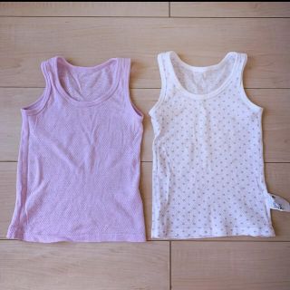 ユニクロ(UNIQLO)のユニクロ タンクトップ 肌着　3枚セット(下着)