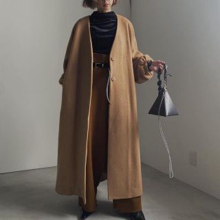 アメリヴィンテージ(Ameri VINTAGE)のAMERI ノーカラーコート(ロングコート)