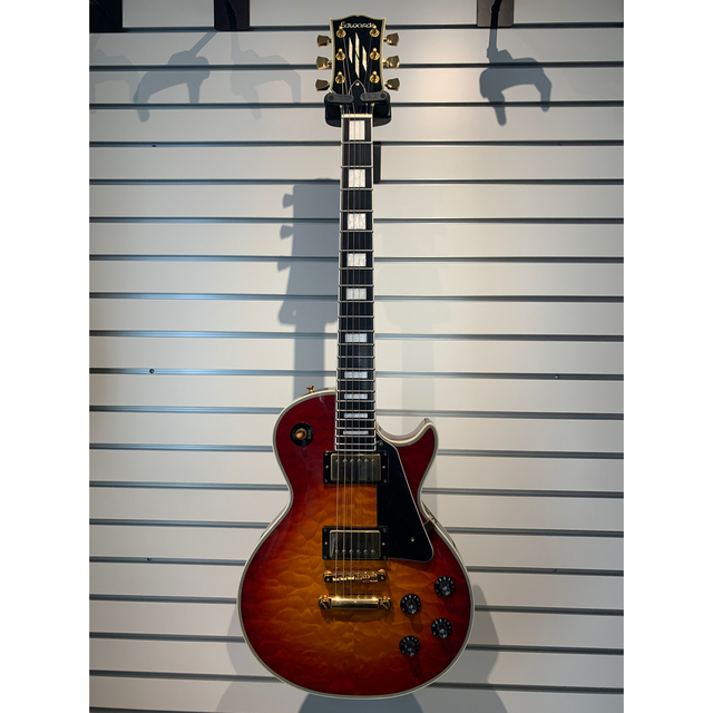 ESP(イーエスピー)のE-LP-120CD/QM　Cherry Sunburst レスポール 楽器のギター(エレキギター)の商品写真