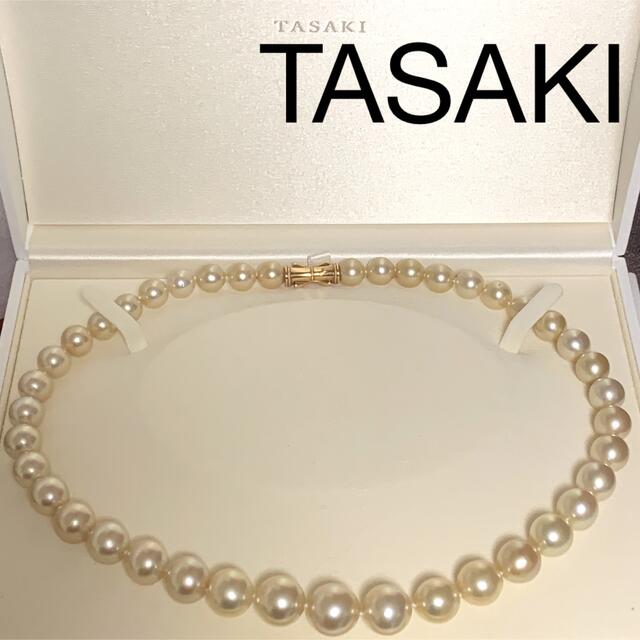 【ラッピング無料】 TASAKI - 【美品】Tasaki/田崎ゴールデンパール13.4cm約48cm18k ネックレス