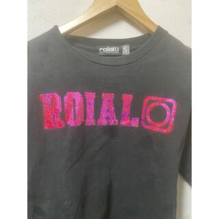 ロイヤル(roial)の【40％オフ】ロイヤル ROYAL ロンT ブラック ピンク S(Tシャツ/カットソー(七分/長袖))