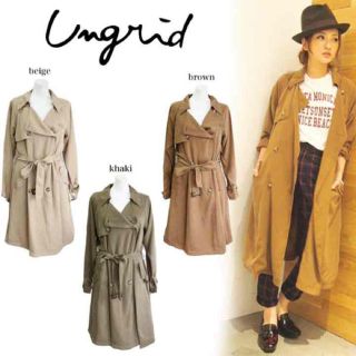 アングリッド(Ungrid)のungrid テンセルトレンチコート(トレンチコート)