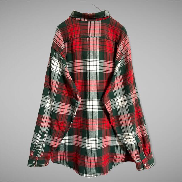LL Bean 90s USA製　チェックシャツ ネルシャツ ヴィンテージ 美品