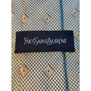 サンローラン(Saint Laurent)の【YVES SAINT LAURENT】美品　ネクタイ　高級感あるモザイク柄(ネクタイ)