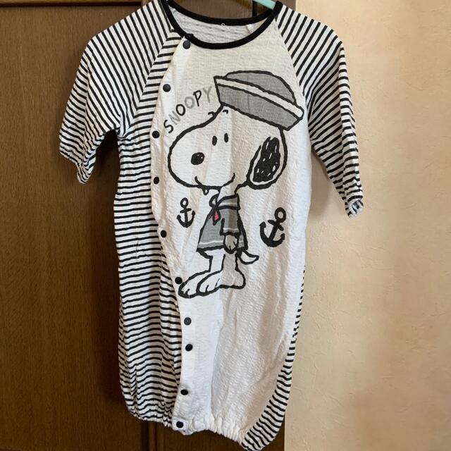 SNOOPY(スヌーピー)のスヌーピー　カバーオール　ロンパース　 キッズ/ベビー/マタニティのベビー服(~85cm)(カバーオール)の商品写真