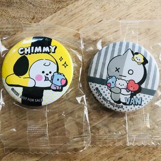 くら寿司　バッチ　BT21 VAN & CHIMMY 2個セット(バッジ/ピンバッジ)