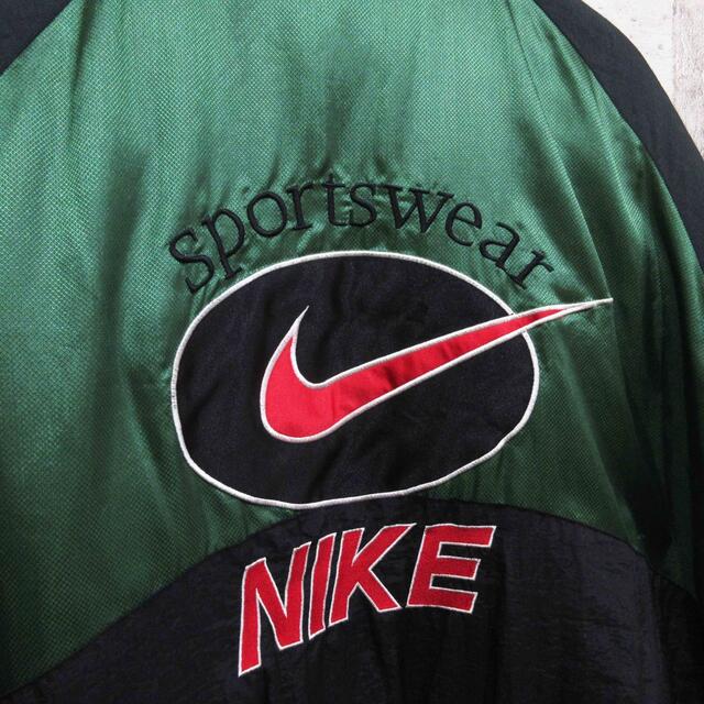90s ヴィンテージ ナイキ スポーツジャケット 緑 シュプリームコラボ元ネタ