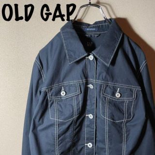 ギャップ(GAP)の90年代　オールドギャップ　OLD GAP アメリカ古着　ショート丈　古着女子(シャツ/ブラウス(長袖/七分))