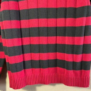 カートコバーン】ノーティカ 赤 黒 ボーダー アメリカ直輸入❗️ユニ