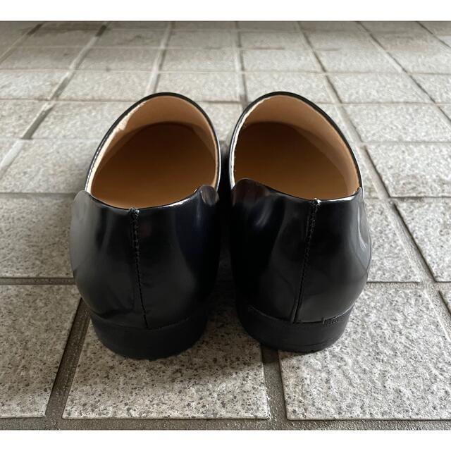 HARUTA(ハルタ)のハルタ　スポックシューズ　24cm ２Ｅ　ツヤあり メンズの靴/シューズ(スリッポン/モカシン)の商品写真