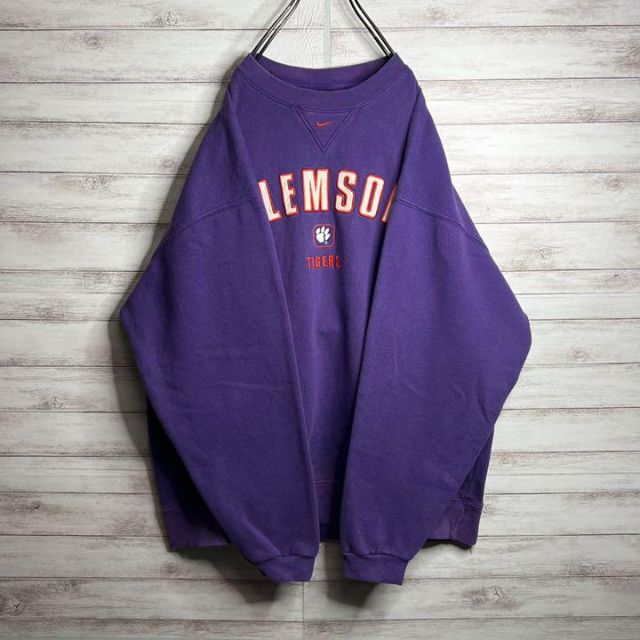 【入手困難!!】ナイキ ✈︎刺繍ロゴ CLEMSON アーチロゴ ゆるだぼ