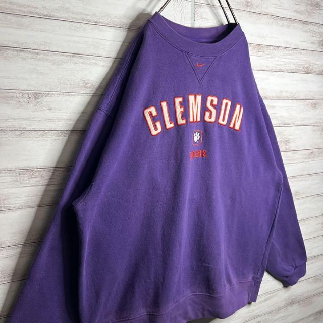 【入手困難!!】ナイキ ✈︎刺繍ロゴ CLEMSON アーチロゴ ゆるだぼ