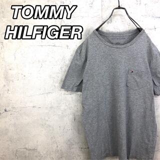トミーヒルフィガー(TOMMY HILFIGER)の希少 90s トミーヒルフィガー Tシャツ 刺繍ロゴ(Tシャツ/カットソー(半袖/袖なし))