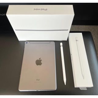 PCタブレットiPad mini5  cellularとApple Pencilセット