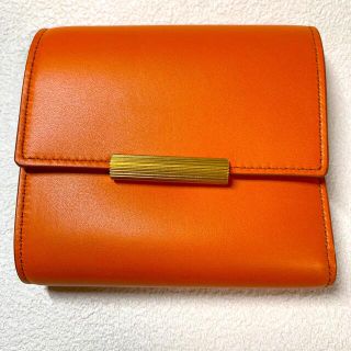 Bottega Veneta - 【新品】ボッテガヴェネタ 3つ折り財布 オレンジ 未