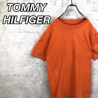 トミーヒルフィガー(TOMMY HILFIGER)の希少 90s トミーヒルフィガー Tシャツ 刺繍ロゴ 美品(Tシャツ(半袖/袖なし))