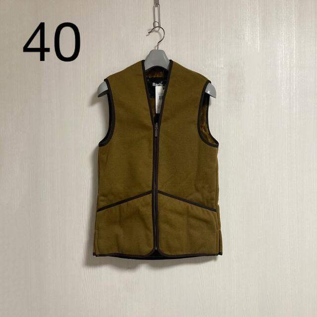 ラスト1 Barbour warm pile waistcoat 40 ライナー