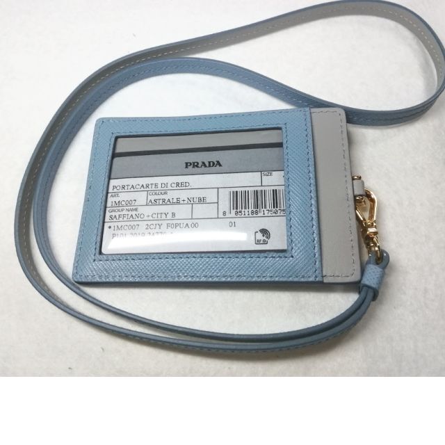 ●新品/正規品● PRADA ロゴ SAFFIANO カード ケース/ホルダー