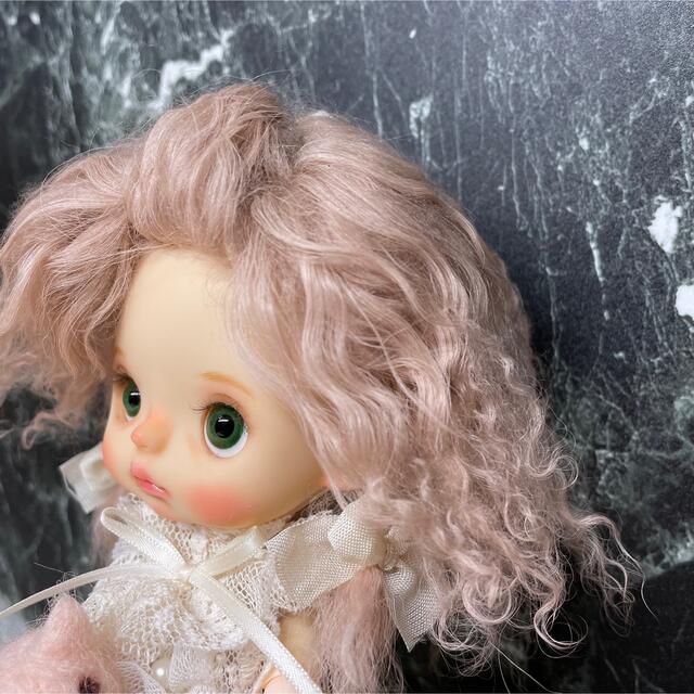 blythe _wm-597サーモンベージュ三つ編み⭐️チベットラムウィッグ