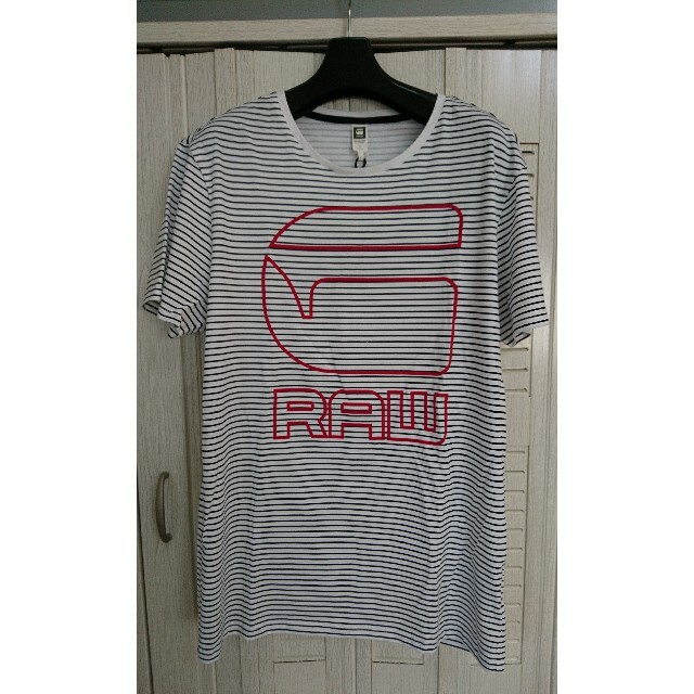 G-STAR RAW(ジースター)の新品タグ付G-STAR RAWボーダーTシャツジースターM メンズのトップス(Tシャツ/カットソー(半袖/袖なし))の商品写真