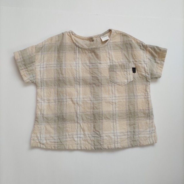 テータテート チェック シャツ トップス キッズ/ベビー/マタニティのキッズ服男の子用(90cm~)(Tシャツ/カットソー)の商品写真