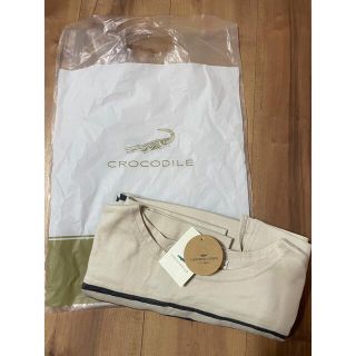 クロコダイル(Crocodile)の【新品、未使用、タグ付き】レディース☆クロコダイルボーダーシャツ(Tシャツ(長袖/七分))