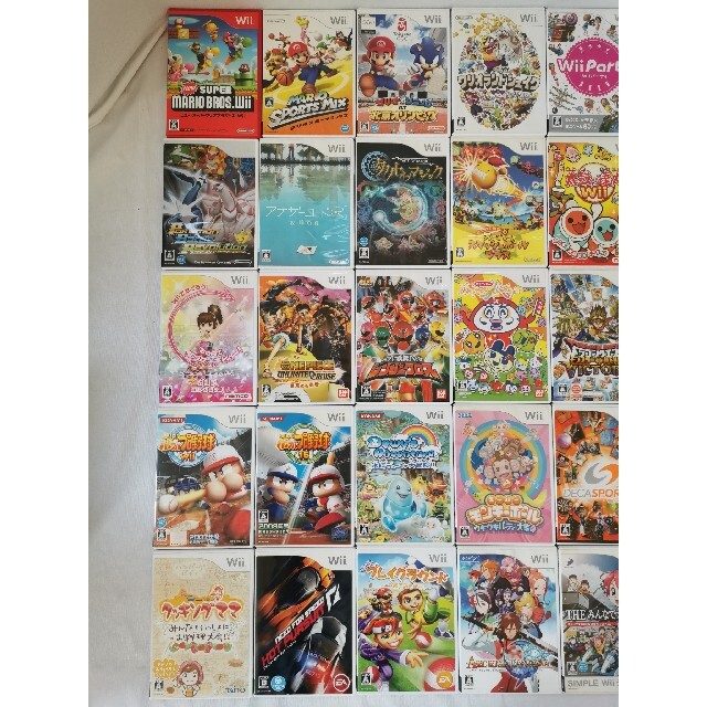 Wii Wii お好きなソフトを選んで3本で1450円セットの通販 by くろまるわんたろう Wii ゲームソフト3本セット