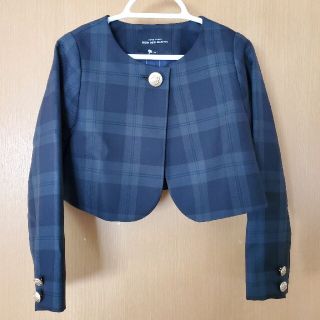 ユナイテッドアローズグリーンレーベルリラクシング(UNITED ARROWS green label relaxing)のグリーンレーベルリラクシング　ブラックウォッチ　ボレロ　115cm(ドレス/フォーマル)