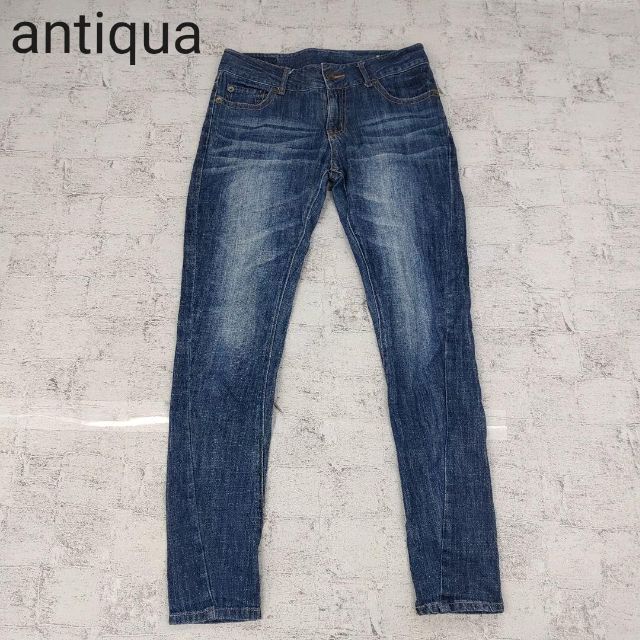 antiqua(アンティカ)のantiqua　アンティカ　最愛デニムジーンズ レディースのパンツ(デニム/ジーンズ)の商品写真