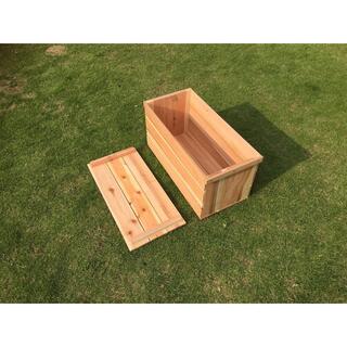 新品 蓋付 りんご箱 1箱 // ガーデン 雑貨 収納 木箱 ボックス ケース(家具)