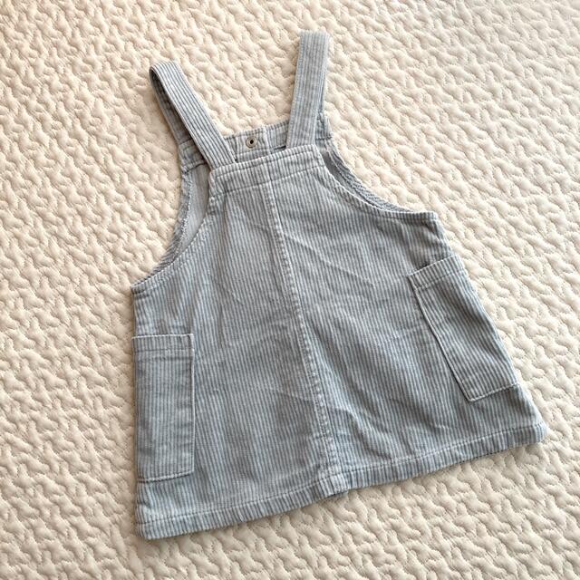 ZARA KIDS(ザラキッズ)のZARA【86cm（12-18month）コーデュロイ ジャンパースカート】 キッズ/ベビー/マタニティのベビー服(~85cm)(ワンピース)の商品写真