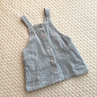 ザラキッズ(ZARA KIDS)のZARA【86cm（12-18month）コーデュロイ ジャンパースカート】(ワンピース)