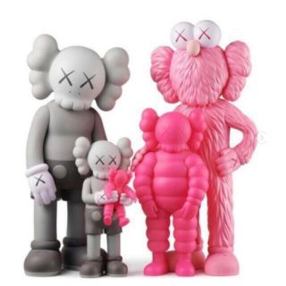 メディコムトイ(MEDICOM TOY)のKAWS FAMILY GREY/PINK/FLUORO PINK(その他)