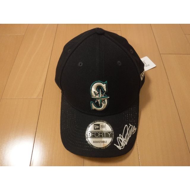 NEW ERA - 【新品】イチローサイン入り マリナーズ キャップの NEW ERA - 【新品】イチローサイン入り マリナーズ キャップの
