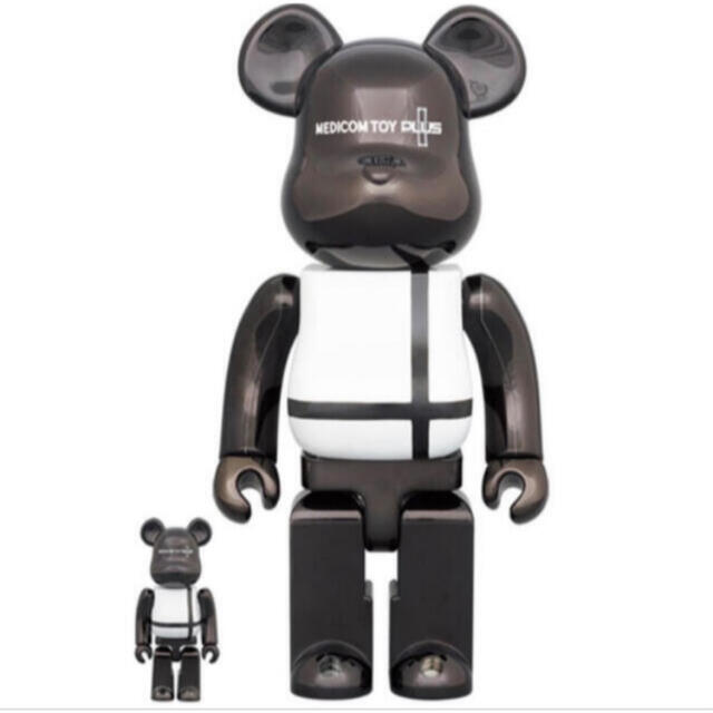 BE@RBRICK MEDICOM TOY PLUS BLACK CHROME