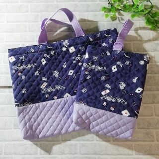 🍓レッスンバッグとシューズケースのセット🍓　ハンドメイド　新品未使用(バッグ/レッスンバッグ)