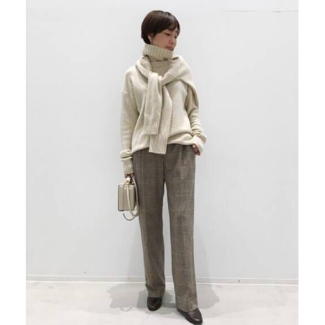 販売カスタムオーダー L´Appartement ☆ Back Long T/N Knit ベージュ ...