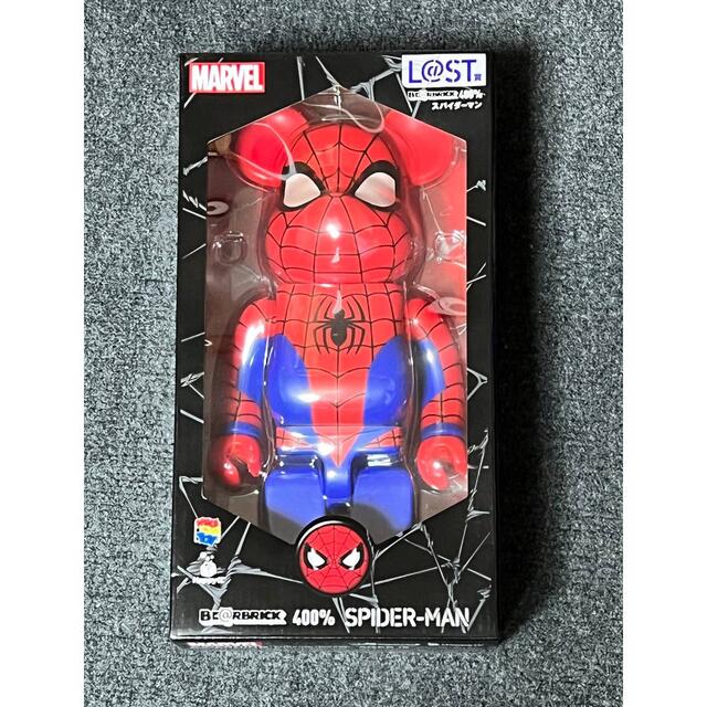 新品 ベアブリック % スパイダーマン ラストワン賞 本物品質の