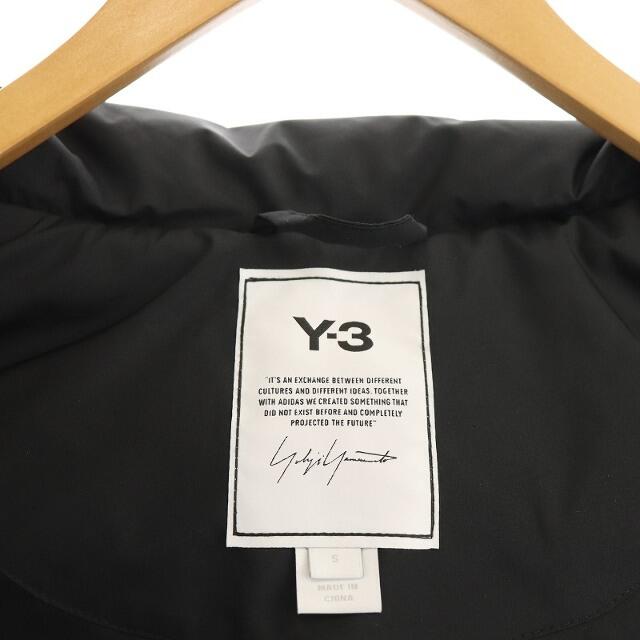 Y-3(ワイスリー)のY-3 アディダス ヨウジヤマモト ダウンベスト ジップアップ フード S 黒 メンズのジャケット/アウター(ダウンベスト)の商品写真