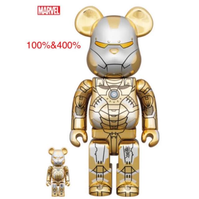 BE@RBRICK(ベアブリック)のBE@RBRICK SORAYAMA IRONMAN REVERSE   エンタメ/ホビーのおもちゃ/ぬいぐるみ(キャラクターグッズ)の商品写真