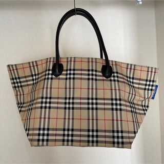 バーバリーブルーレーベル(BURBERRY BLUE LABEL)のバーバリー　トートバッグ　ノバチェック　キャンバス　ブルーレーベル(トートバッグ)