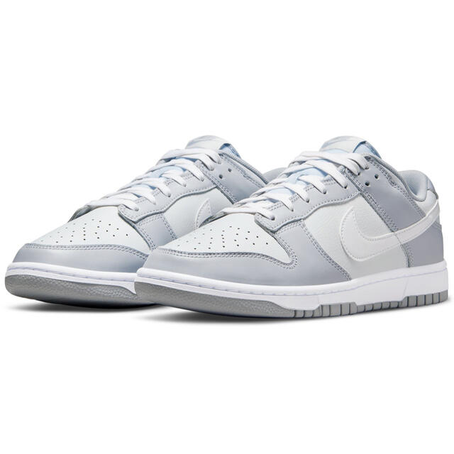 評価402！NIKE DUNK LOW WOLF GREY WHITE