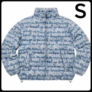 シュプリーム(Supreme)のS Fat Tip Jacquard Denim Puffer Jacket (Gジャン/デニムジャケット)