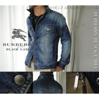 バーバリーブラックレーベル(BURBERRY BLACK LABEL)の【ジン様専用】【BURBERRY】メンズ デニムジャケット(Gジャン/デニムジャケット)